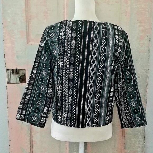 Make Offer Raga Embroidered Boho Jacket Medium - Picture 7 of 9